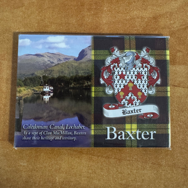 Clan Fridge Magnet Baxter
