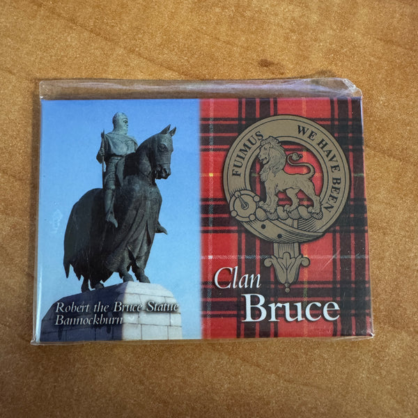 Clan Fridge Magnet Bruce