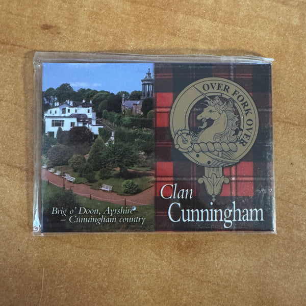 Clan Fridge Magnet Cunningham