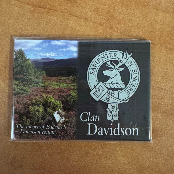 Clan Fridge Magnet Davidson