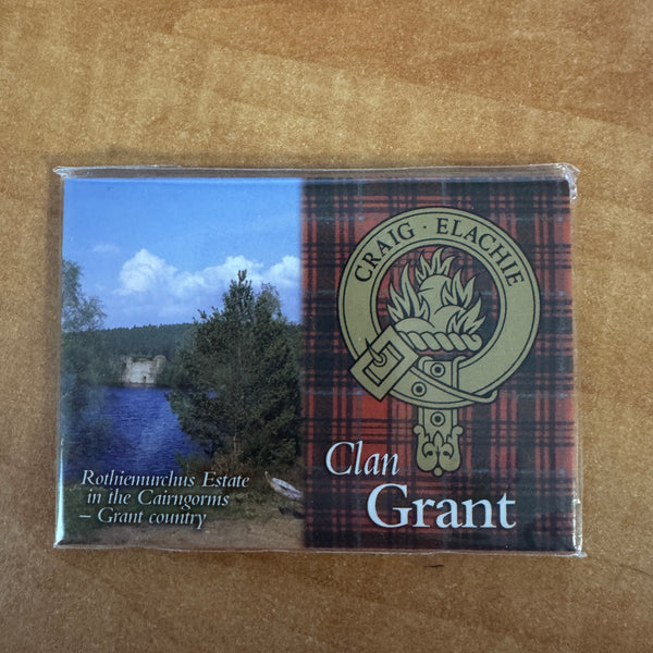 Clan Fridge Magnet Grant
