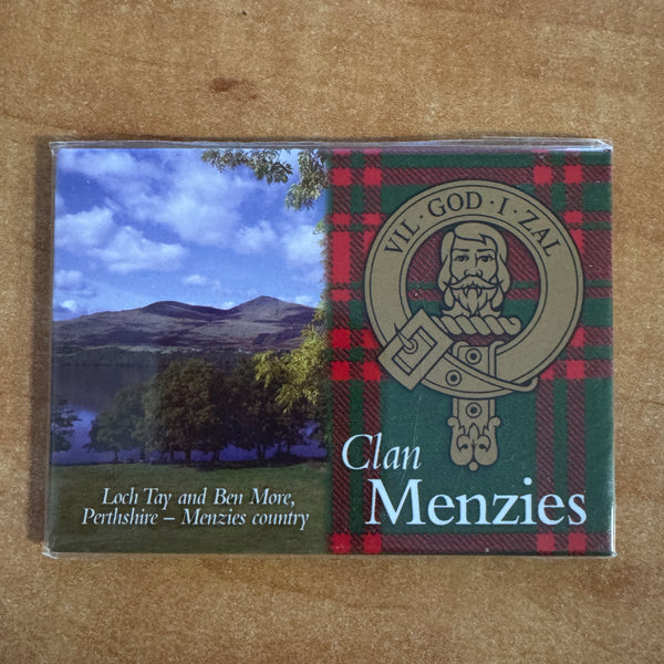 Clan Fridge Magnet Menzies