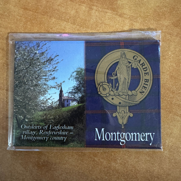 Clan Fridge Magnet Montgomery