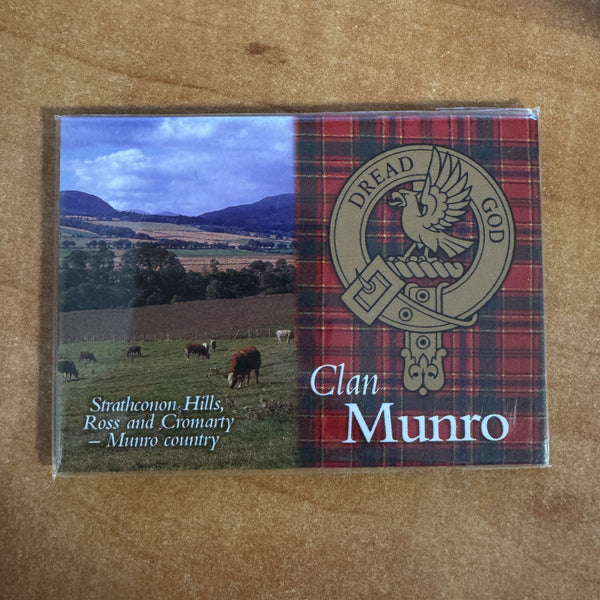 Clan Fridge Magnet Munro