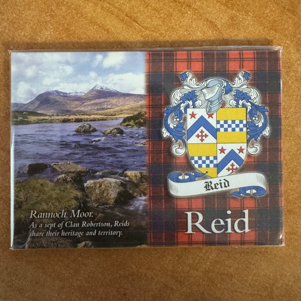Clan Fridge Magnet Reid