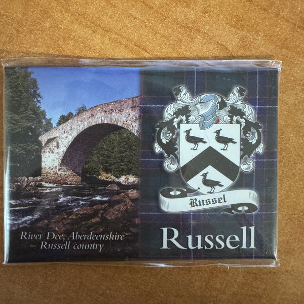 Clan Fridge Magnet Russell