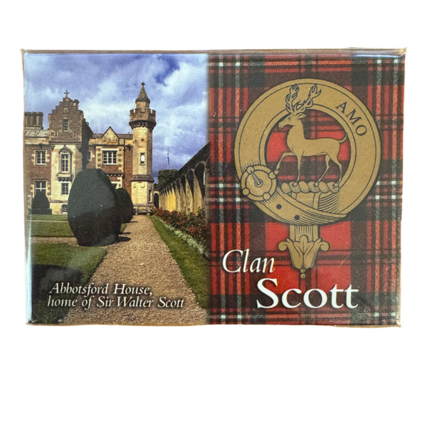 Clan Fridge Magnet Scott