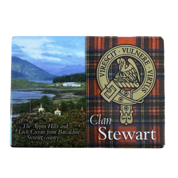 Clan Fridge Magnet Stewart