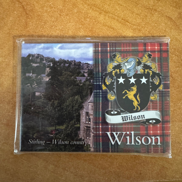 Clan Fridge Magnet Wilson