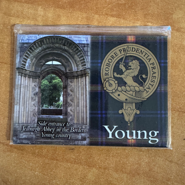 Clan Fridge Magnet Young