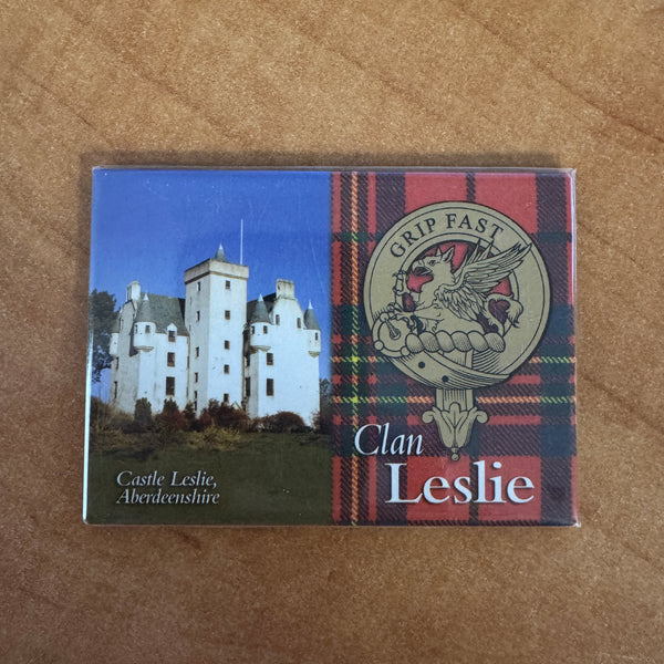 Clan Fridge Magnet leslie