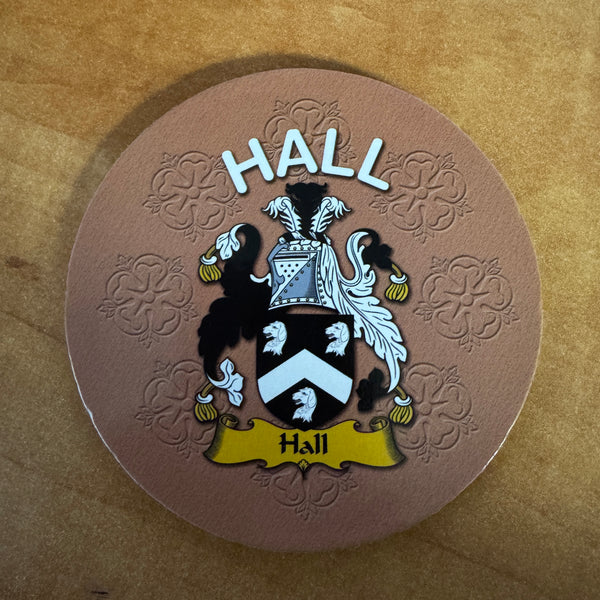 Clan crest Coaster Hall