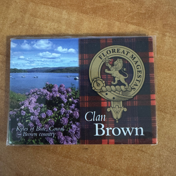 Clan fridge Magnet Brown