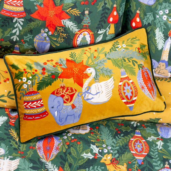 Cushion Christmas Deck the Halls