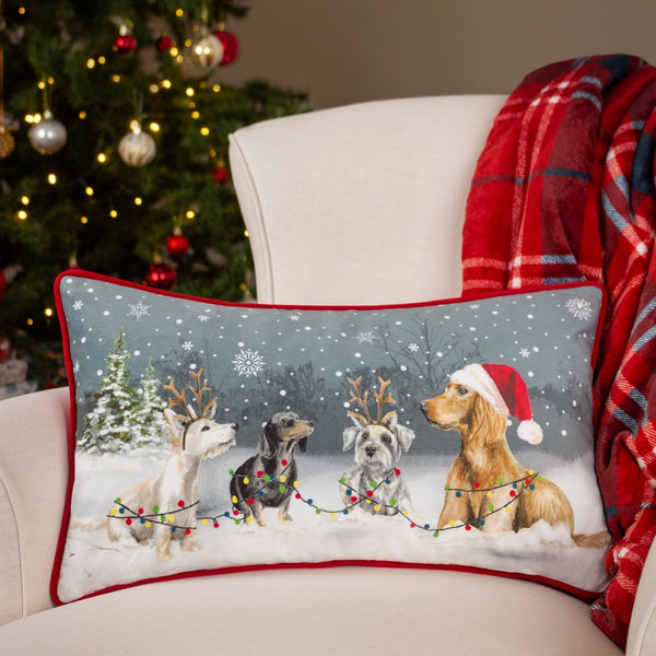 Cushion Christmas Dog