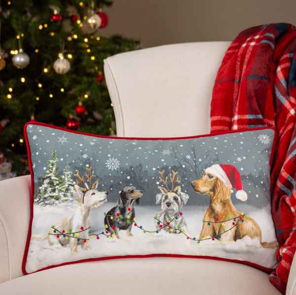 Cushion Christmas Dog