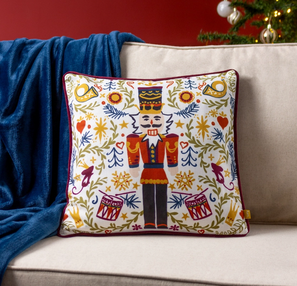 Cushion Christmas Nutcracker
