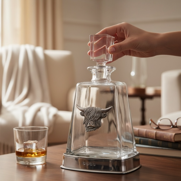Decanter Highland Cow Signature 