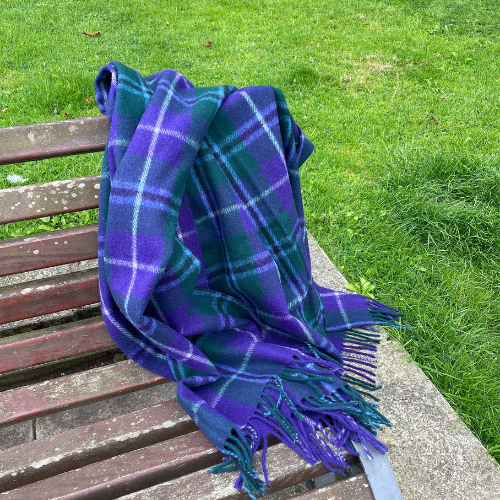 Douglas Modern Tartan Knee Blanket