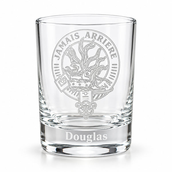 Douglas Whisky clan glass