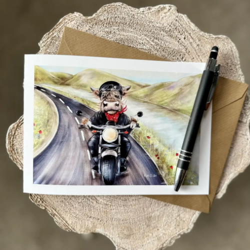Easy Rider Greeting card
