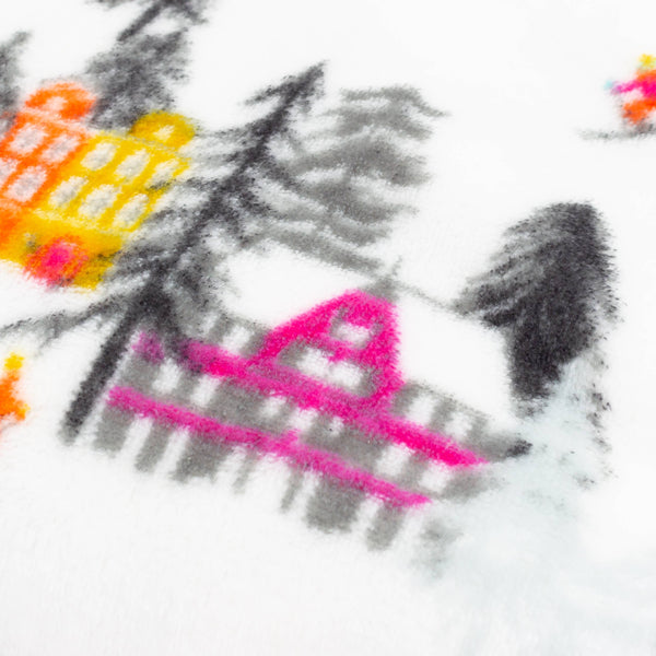 Fleece Throw Snow Christmas