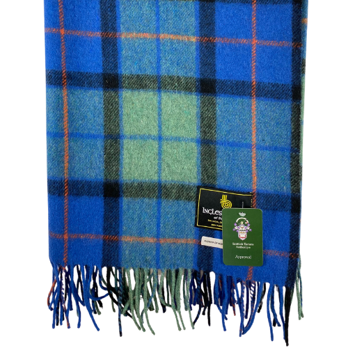 Flower Of Scotland Tartan Knee Wool Blanket