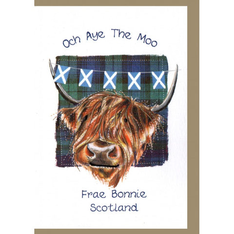 Scottish Card Greetings Coo