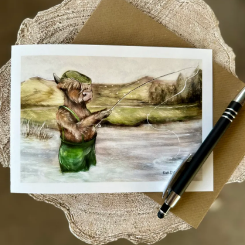 Ghillie Coo Greeting card