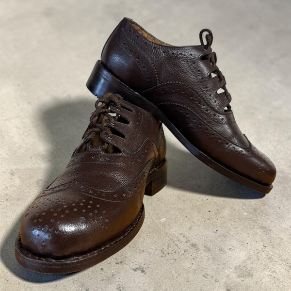 Ghillie Kilt Shoes Brown Leather 6.5