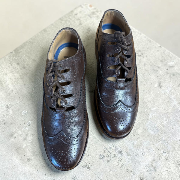 Ghillie Kilt Shoes Brown Leather 6.5