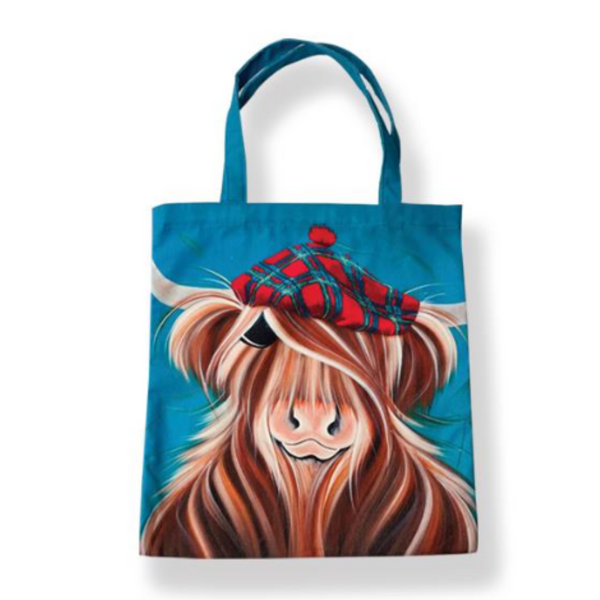 Hamish Highland Cow  cotton bag.