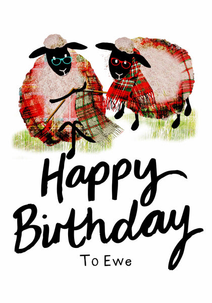 Scottish Birthday Card -  Wee Wishes
