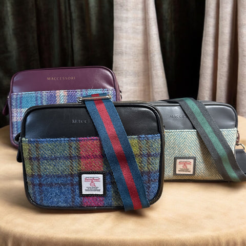 Harris Tweed Camera Bag