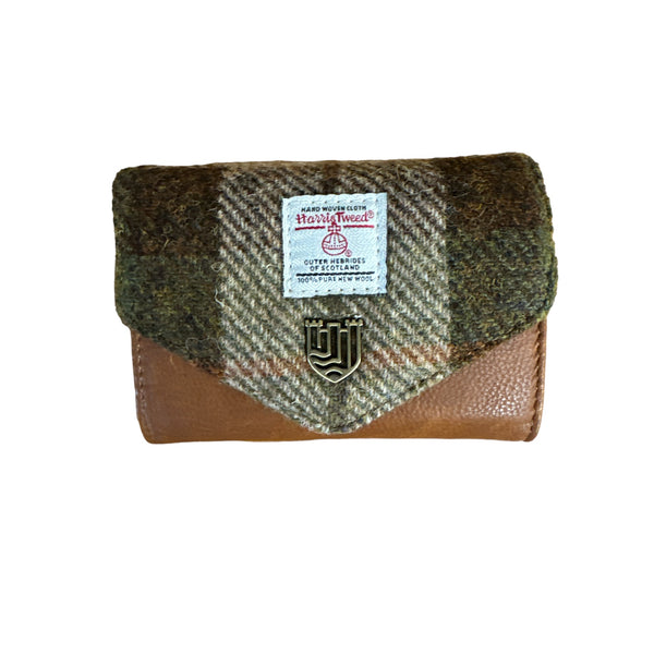 Harris Tweed Chestnut Clasp Purse.