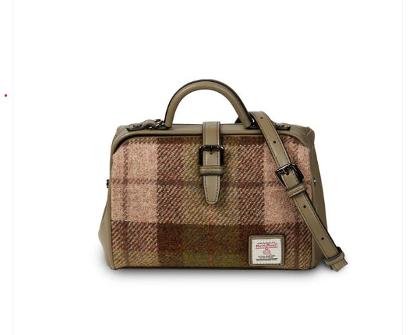 Harris Tweed Doctor Bag Chestnut tartan 