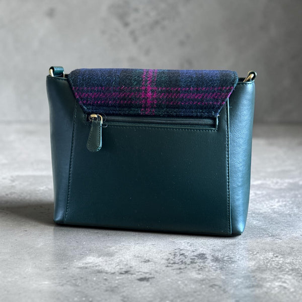 Harris Tweed Highland Messenger Bag Baird Check
