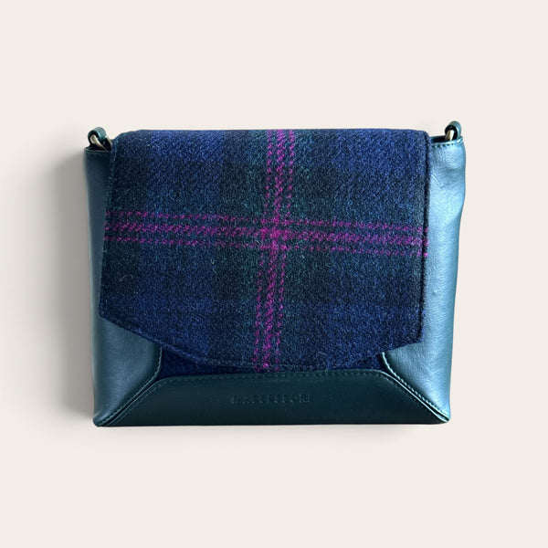 Harris Tweed Highland Messenger Bag Baird Check