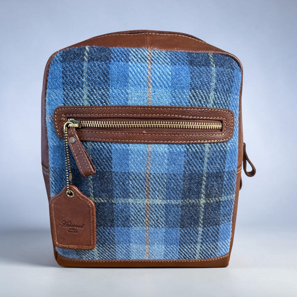 Harris Tweed Leather Multi Fuctional Backpack