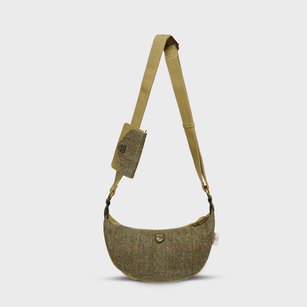 Harris Tweed Luna bag Chestnut Herringbone