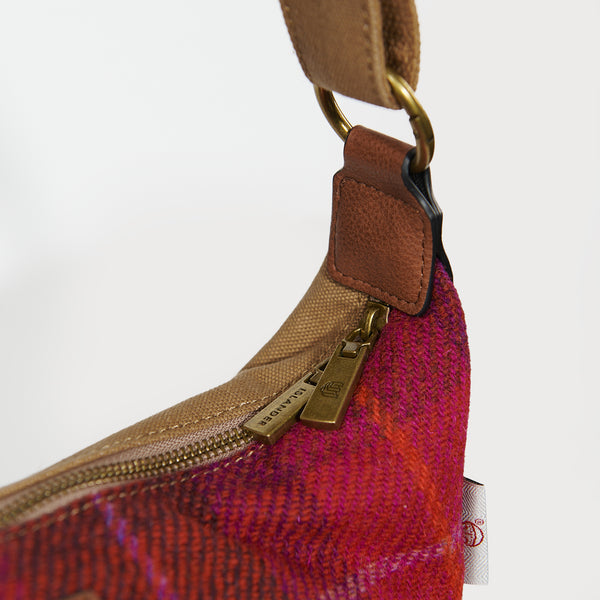 Harris Tweed Luna bag Fuschia