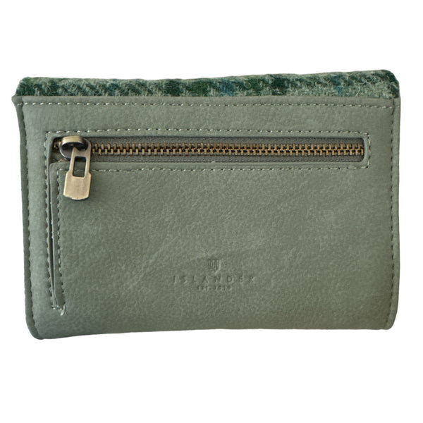 Harris Tweed Small ClaspPurse Mint Check