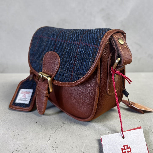 Harris Tweed Small Saddle Bag 