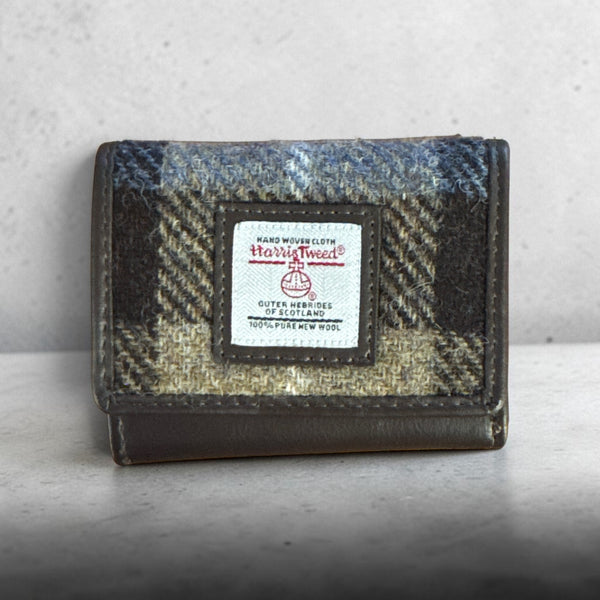 Harris Tweed Small Trifold Purse