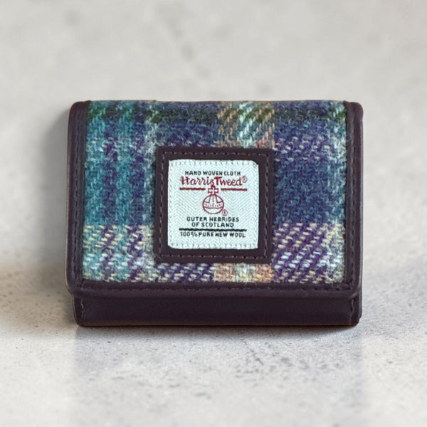 Harris Tweed Small Trifold Purse