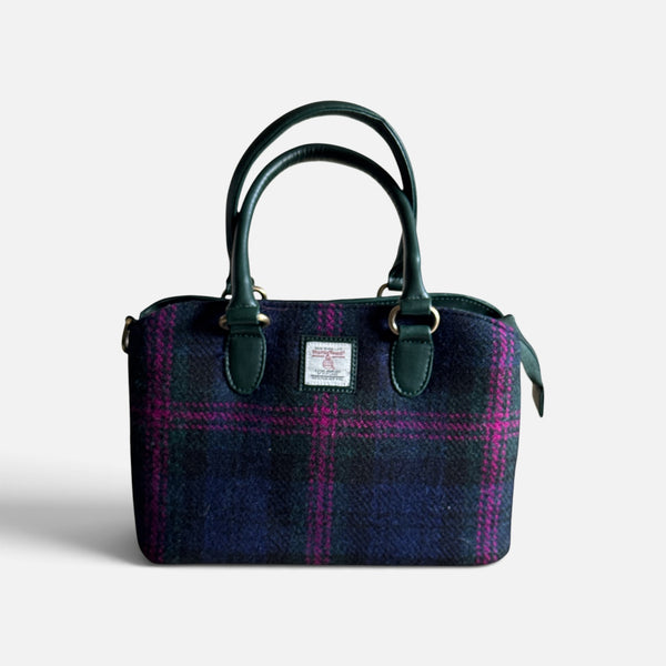 Harris Tweed Top Handle Bag Baird Check