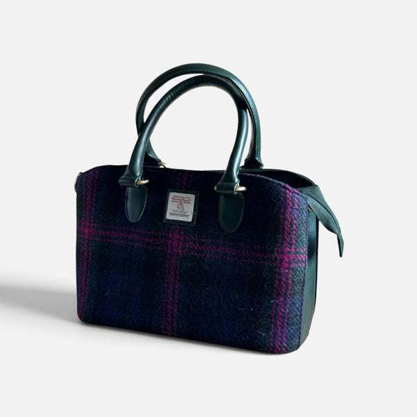 Harris Tweed Top Handle Bag Baird Check