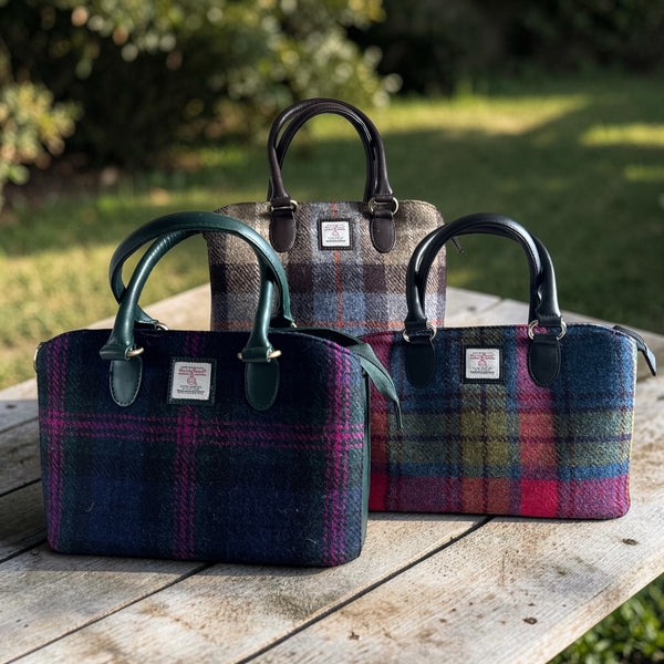 Harris Tweed Top Handle Bag