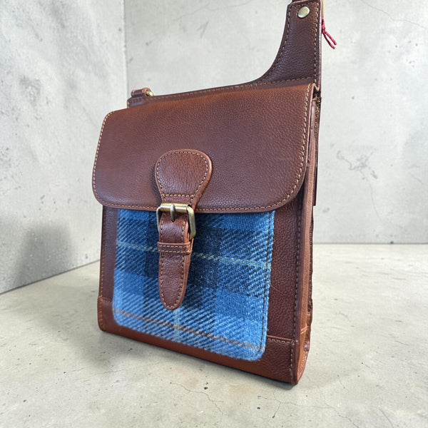 Harris Tweed leather Crossbody Bag 