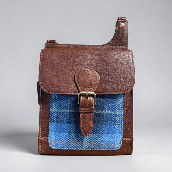 Harris Tweed leather Crossbody Bag 